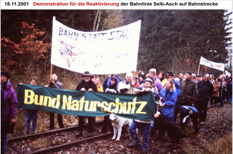 BN-Wunsiedel und die Bahnlinie Selb-Asch