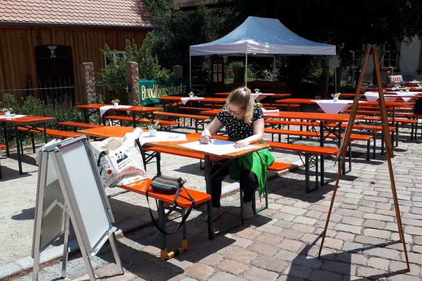 BN-Sommerfest, Bienenzuchtverein Thiersheim, Honigladen Bienenschwarm Kaiserhammer