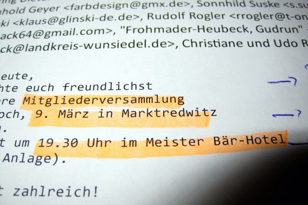 Jahreshauptversammlung 2016 der BN-KG-Wunsiedel