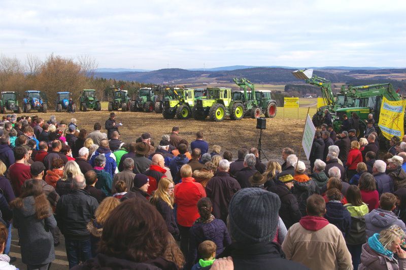 Großdemo Hohe Warte Großdemo gegen HGÜ-Trassen quer durch das Fichtelgebirge