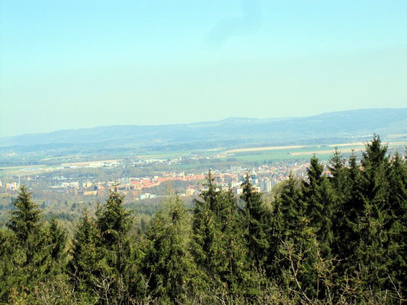 Blick vom Bismarkturm auf dem Grünberg Blick vom Bismarkturm auf dem Grünberg