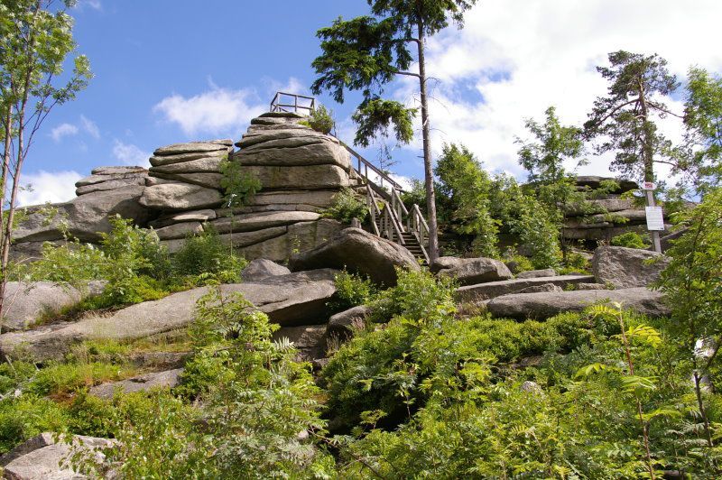 Burgstein im Fichtelgebirge