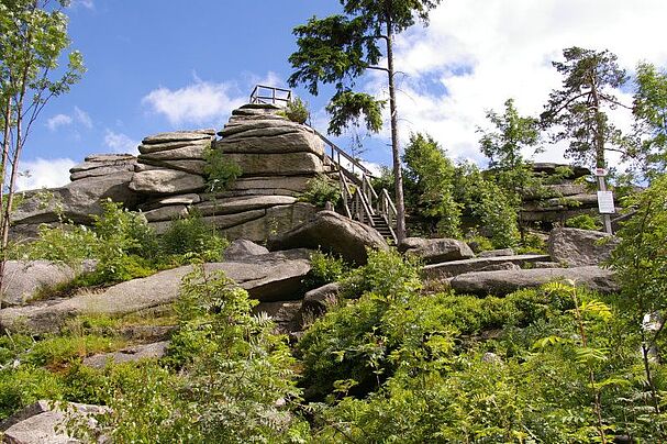 Burgstein im Fichtelgebirge