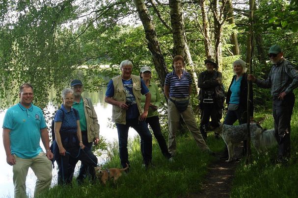 Breiter Teich bei Selb im Fichtelgebirge