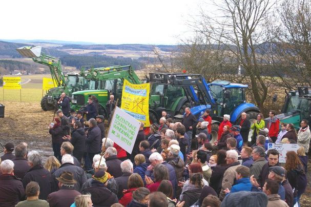 Großdemo gegen HGÜ-Trassen quer durch das Fichtelgebirge