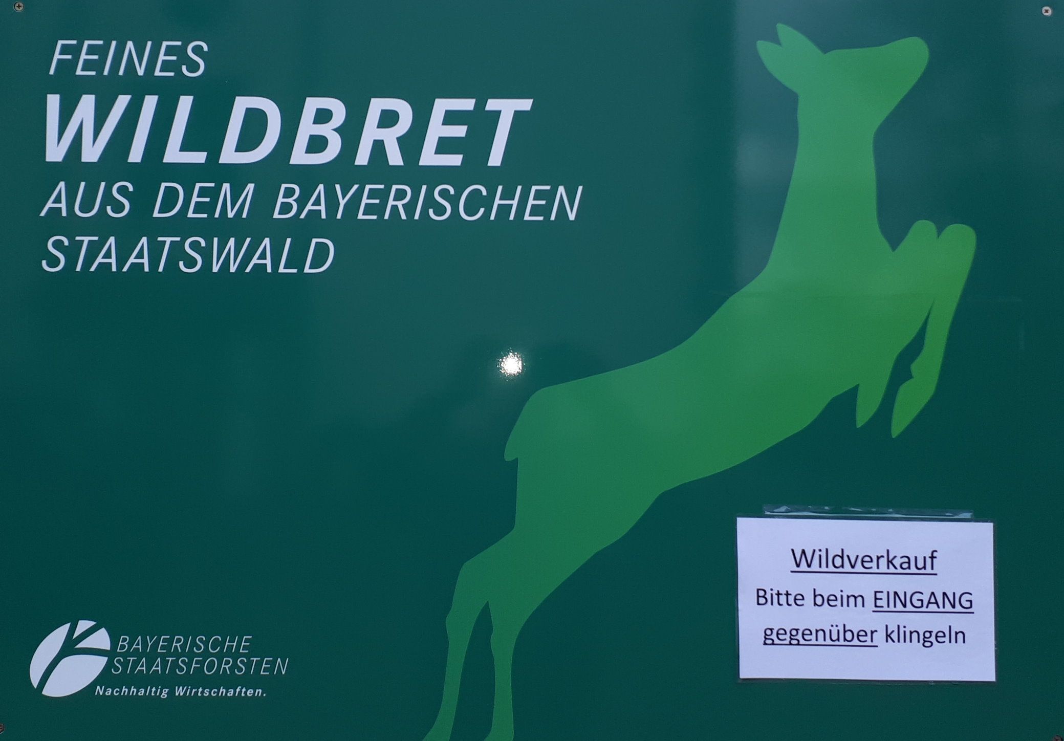 Forstbetriebe Selb, Wildbret von Rot-, Schwarz- und Rehwild