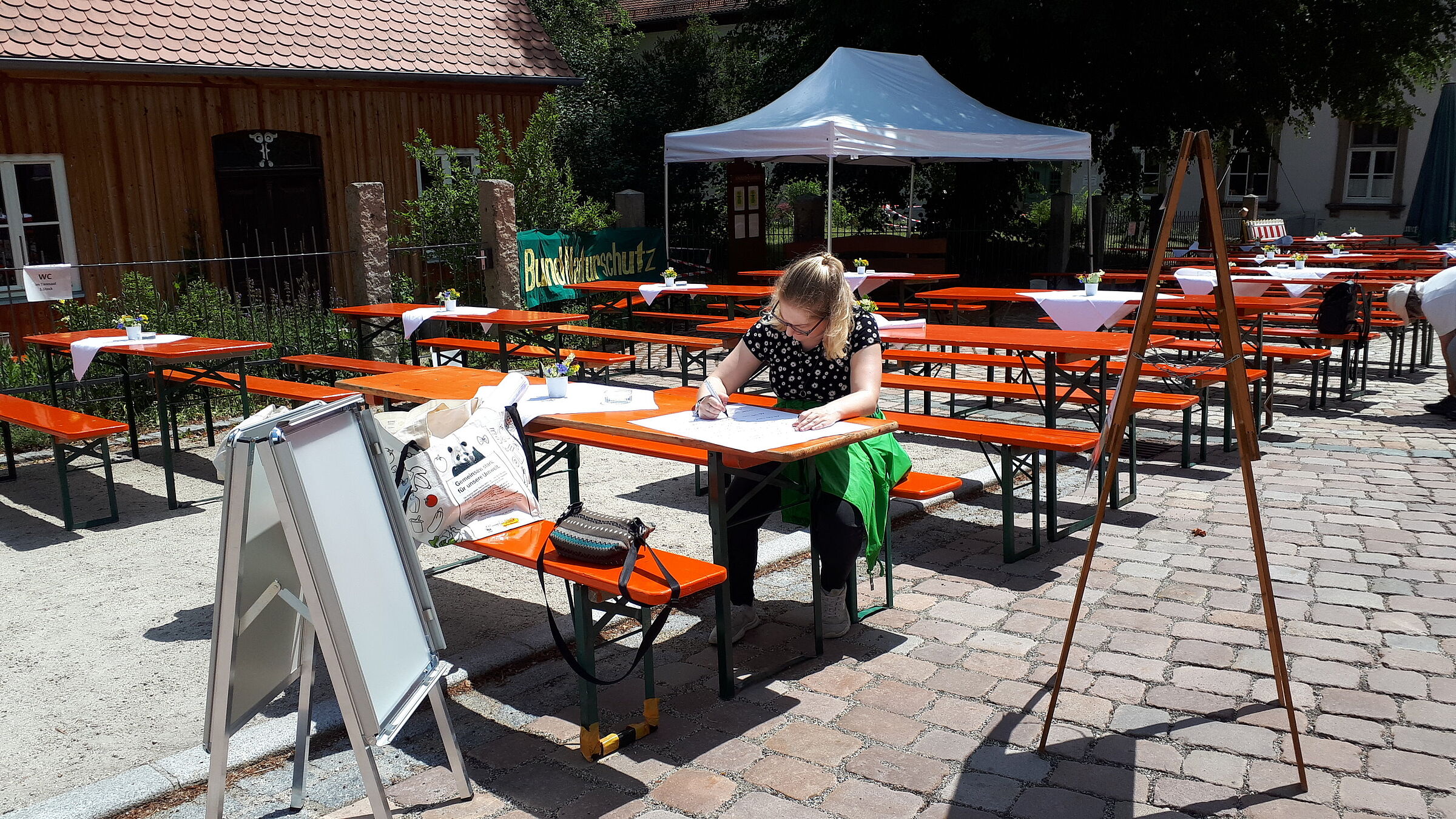 BN-Sommerfest, Bienenzuchtverein Thiersheim, Honigladen Bienenschwarm Kaiserhammer