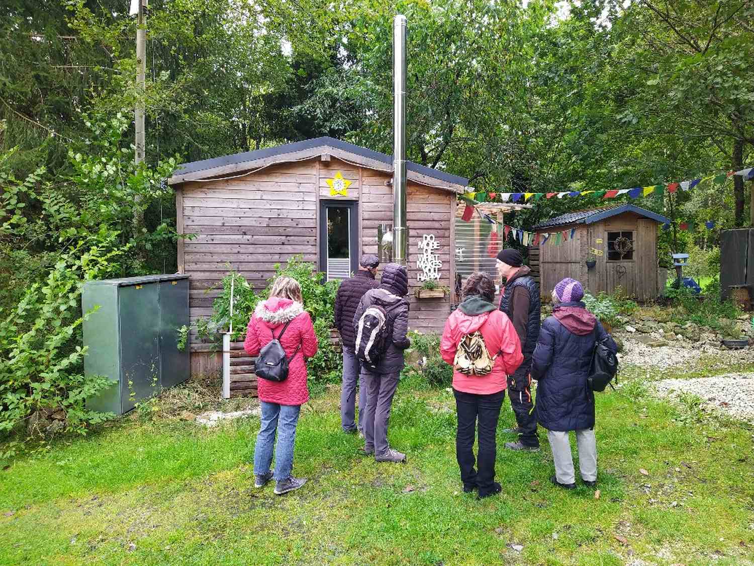 BN-KG-Wunsiedel besucht Tiny House-Village Mehlmeisel