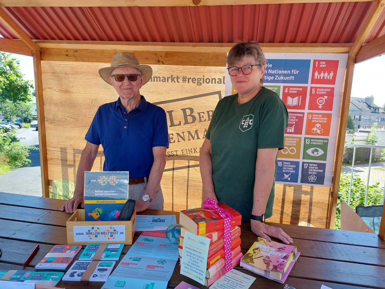 Wechselstand am Wochenmarkt Selb Regionale Nahrungsmittel, Speisen und Getränke aus dem Fichtelgebirge